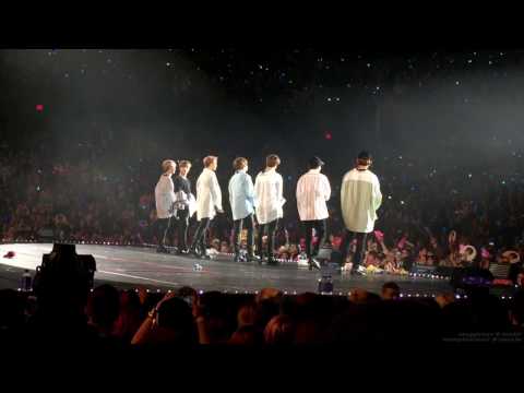 170329 [Fancam] BTS (방탄소년단) - MENT 4 (Ending) - The WINGS Tour in Chicago