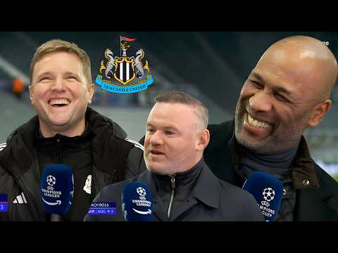 Newcastle Crush Qarabag 3-2 | Eddie Howe Post-Match Interview | Wayne Rooney Analysis All Reactions
