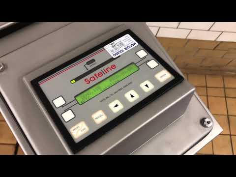 Safeline pipeline detector for sale from Meat Machines Sweden AB