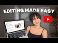 How To Edit Videos For Youtube As Beginner In 2025 STEP BY STEP