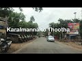 Driving From Karalmanna To Thootha 4K India