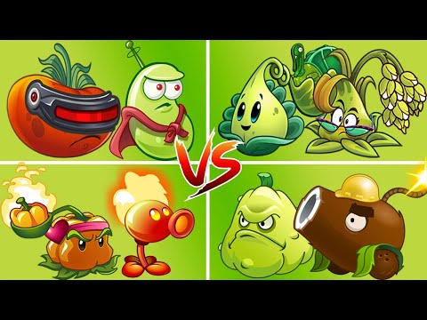 Team Laser Vs Random 3 Team Plants  - Which Team Plant Best - PvZ 2 Discovery