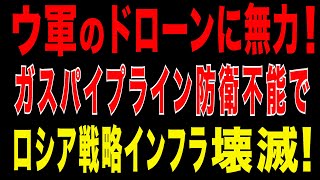 2025/8/31　ウクライナのドローンに無力！ガスパイプラインを守れないロシア戦時経済の崩壊。インフレ・民需圧迫・エリート利権崩壊…プーチンは勝利を掲げられない 　プーチンが直面する恐怖のジレンマ