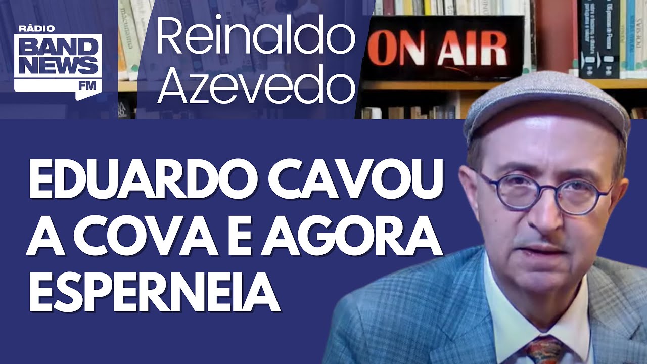 Reinaldo: Eduardo se afunda em delinquências pseudojurídicas; ainda a preventiva de Bolsonaro