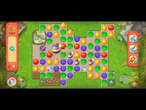 Gardenscapes level 9387 No boosters Hard level