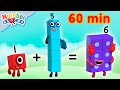 First Grade Math Compilation Counting For Kids 1 Hour Of Full Episodes Numberblocks