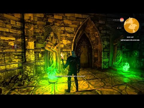 Witcher 3: Wild Hunt - Magic Lamp Puzzle Solution