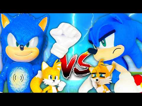 Sonic VS Movie Sonic Toys! - Sonic and Friends