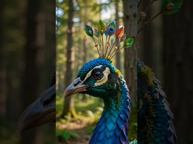 Vídeo relacionado con Wedhapy Peacock Decor Decoración de jardín de Pavo Real, Estatua 3D de pie de 12.0 x 12.0 x 8.0 in, con Hermosa Cola de Metal, Arte de jardín al Aire Libre para Patio (Azul)