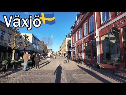 Sweden, evening walking tour of Växjö
