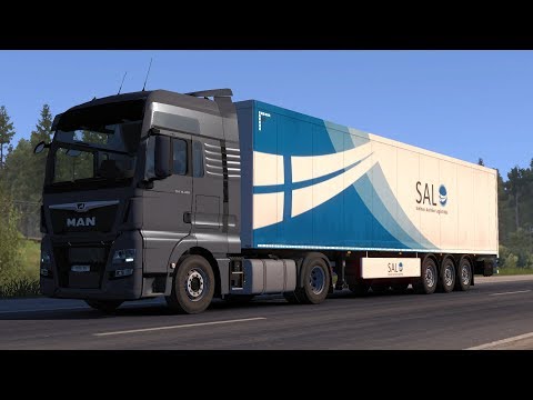 ETS 2 1.33 - Project Next-Gen Graphic Mod 1.5 - MAN TGX 18.400 Euro 6 - Trip: Kouvola - Tallin