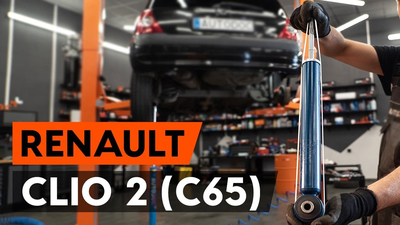Cómo cambiar: amortiguadores de la parte trasera - Renault Clio 2 | Guía de sustitución