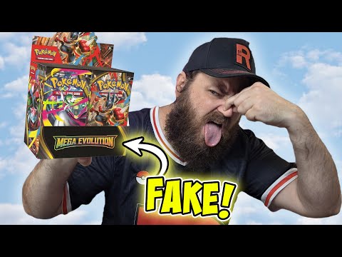 Confrontiamo la Booster Box di un Pokémon Mega Evolution FALSO con quella vera - Apertura di un P...