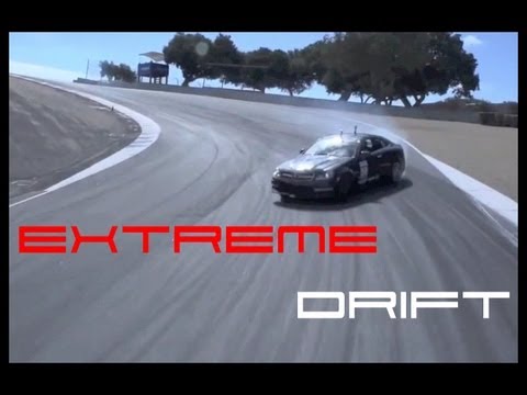 EXTREME FULL DRIFT Mercedes C63 AMG in Laguna Seca