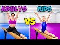 KIDS Vs ADULTS Gymnastics Challenge