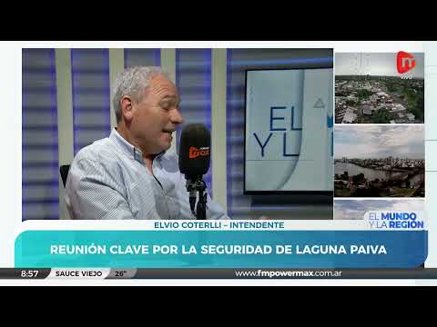 Proyectos Área Industrial, Concejo y Seguridad en Laguna Paiva | Elvio Coterlli - Intendente