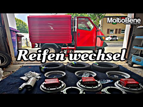 Changing tires made easy: Piaggio APE 50 tutorial with Molto Bene!