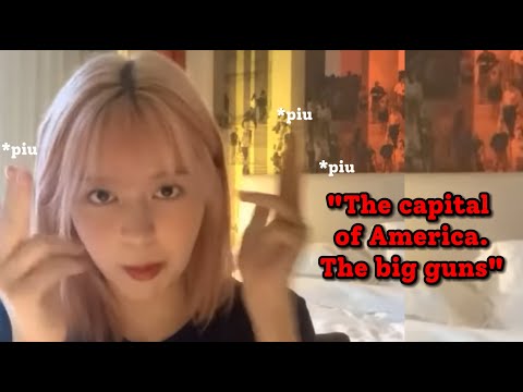 NMIXX Lily behaving a lil strange in her lives