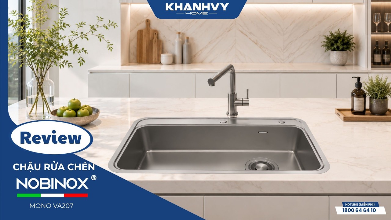 Chậu rửa chén Nobinox MONO VA207