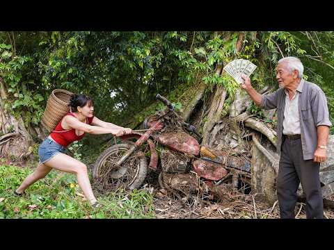 Genius Girl Restores 1995 MINSK Motorcycle Abandoned for 30 Years | Huyên Repair