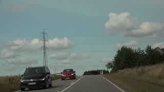 Car ride Køre ud i sommerlandene. Hammel – Linå   UHD/4K /HDR Video 04