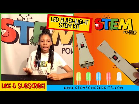 DIY Flashlight STEM Kit DIY Kit Wooden