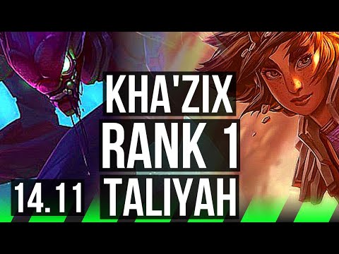 KHA'ZIX vs TALIYAH (JGL) | Rank 1, Rank 1 Kha, 6/2/11 | EUW Challenger | 14.11