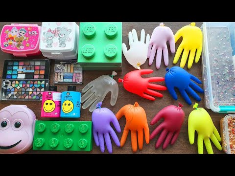 Slime Smoothie Mixing Old Slimes and Stuff - Izabela Stress