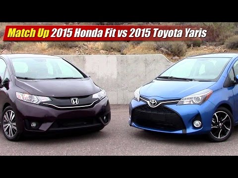 Match Up: 2015 Honda Fit vs 2015 Toyota Yaris