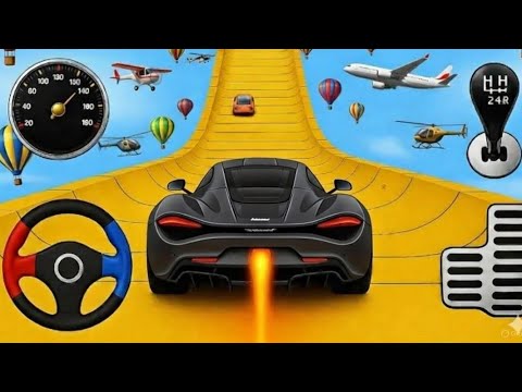 Super Crazy Mega Ramp Gta Car Racing | Gt Car Stunt Game | Car Games | Android GamePlay |
