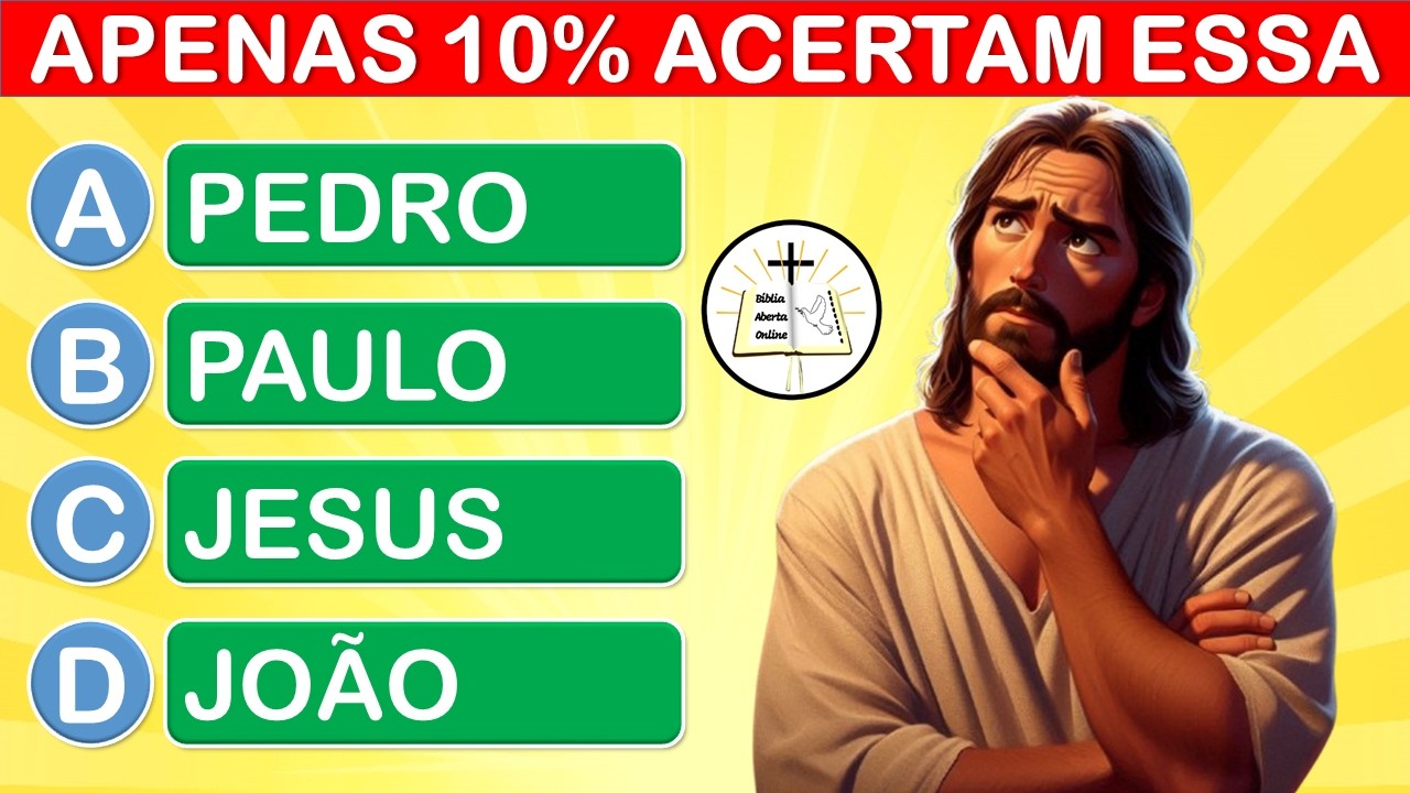 30 PERGUNTAS BÍBLICAS DE NÍVEL DIFÍCIL - QUIZ BÍBLICO