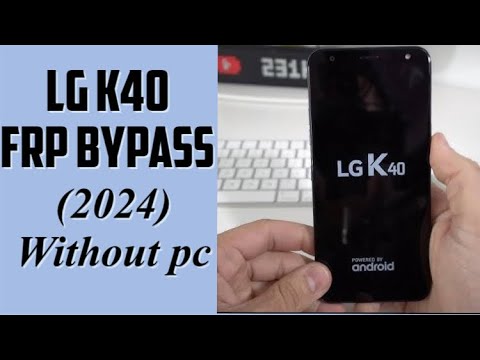 LG k40 frp bypass without pc || How to Bypass google account lg k40 (2024)(lmx420)