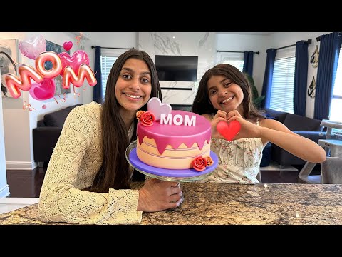 Deema and Sally Surprise Happy Mothers Day Cake for MOM