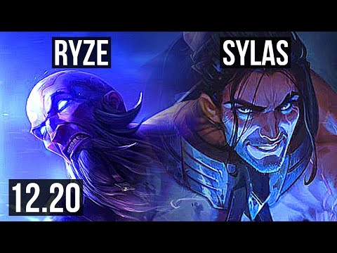 RYZE vs SYLAS (MID) | 11/2/7, Rank 13 Ryze | KR Challenger | 12.20