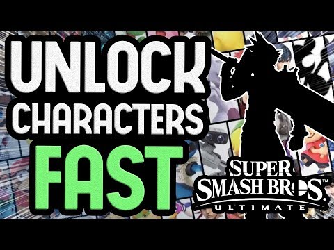 The FASTEST Way To Unlock ALL Characters in Super Smash Bros. Ultimate