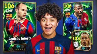 تفجير بكج ملوك خط الوسط.!????يايا توريه 106 والرسام انييستا 106⚡ !! eFootball 26