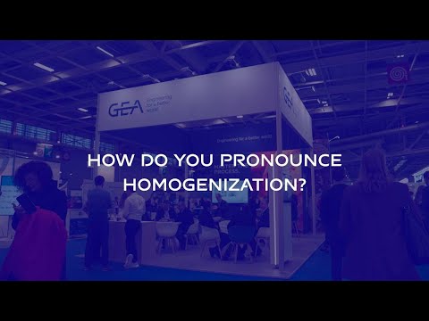How do you pronounce Homogenization?