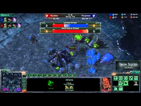 Iron Squid Qualifier #1 - BO5 - G2 - TSL.Shine (Z) v TSL.Symbol (Z)