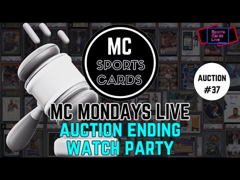 MC Mondays Live | Sports Cards Auction #37 Watch Party | Apr 29 2024