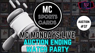 MC Mondays Live | Sports Cards Auction #37 Watch Party | Apr 29 2024