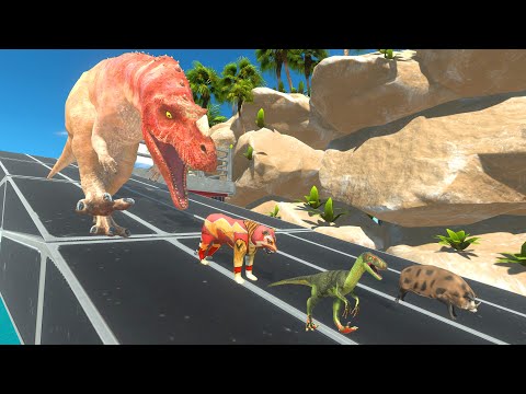 Run Down The Tower of Carnivores – Can Animals Escape The Dinosaurs? | ARBS