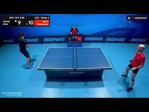 09:30 Oleksii Mitla - Serhii Skachenko 05.09.2023 TT Euro.Cup Ukraine Master. TABLE 4