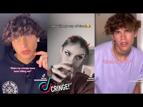 10 mins of 'Reacting to cringe Povs' tik tok compilation