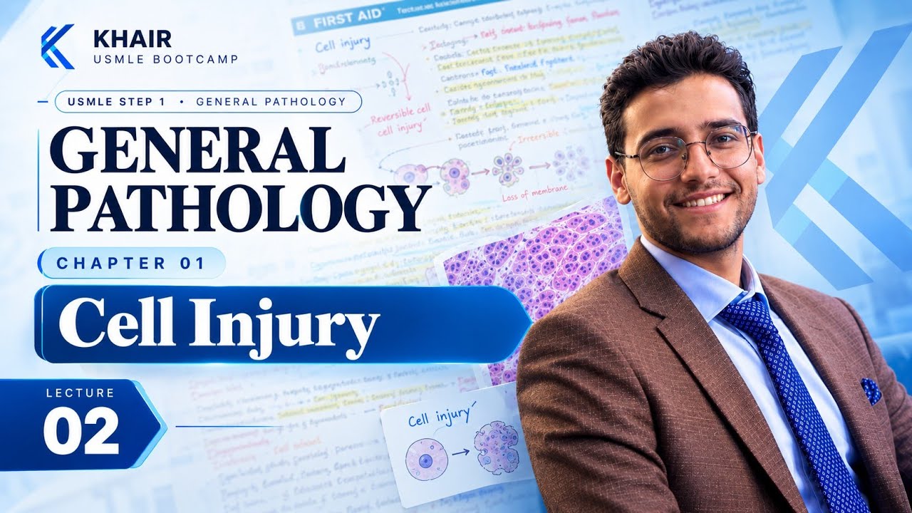 GENERAL PATHOLOGY 2 (Cell injury) | DR. KHAIR USMLE STEP 1 