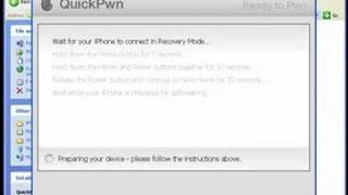 Unlock Unlocking iPhone 2.0.2 using Quickpwn Windows