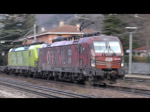 4K - 2021-12-30 Brennero rampa sud - Transiti invernali 1/10 - Stazione di Peri