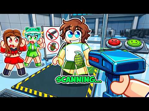 Trapped 7 Days As Airport Security In Roblox Secure The Airport...