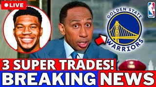 URGENT! WARRIORS MAKING 3 SUPER TRADES! SUPERSTAR OF THE BUCKS CONFIRMED? WARRIORS NEWS