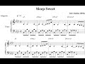 Solo Piano: Classical  Rob Mullins "Sleep Sweet" Original Composition