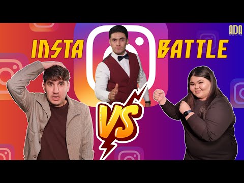 Insta battle - Myrat Molla VS Aynulya #adaproduction #instabattle #turkmenshow